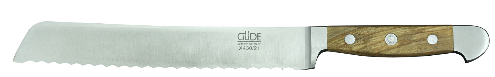 Güde Alpha Olive Brotmesser - 21 cm