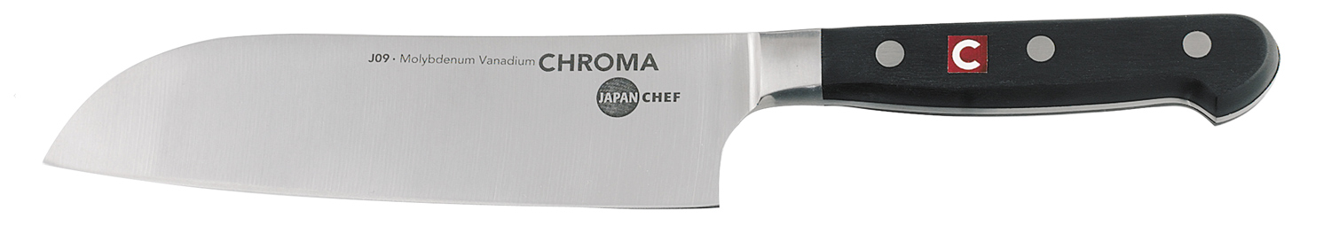 CHROMA Japanchef Santoku Messer