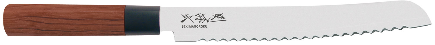Kai Seki Magoroku Brotmesser - Red Wood