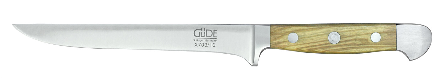 Güde Alpha Olive Ausbeinmesser steif - 16 cm