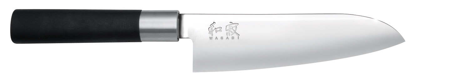 Kai Wasabi Black Santoku 6.5 